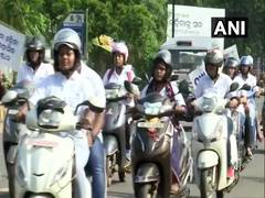 
      
      Bhubaneswar: Women's bike rally organised to spread awareness...
      
      