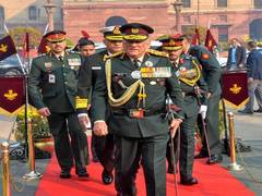 
      
      With different Peak Cap and Badges, Gen Rawat makes debut as...
      
      
