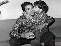
      
      Bobby Deol digs out throwback picture with Dharmendra on his...
      
      