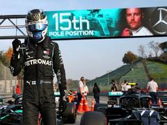 
      
      Formula 1: Bottas beats Hamilton to take pole at Imola
      
      
