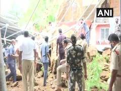 
      
      AP: Boulders fall off Indrakeeladri hillock at temple in...
      
      