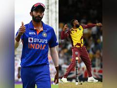 
      
      Bumrah congratulates Pollard on his 600th T20 appearance
      
      