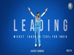 
      
      Jasprit Bumrah becomes leading wicket-taker in T20Is for India
      
      