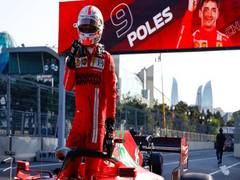 
      
      Azerbaijan GP: Ferrari's Charles Leclerc takes pole position 
      
      