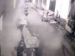 
      
      Miscreants throw crackers at locked house in UP's Kanpur
      
      