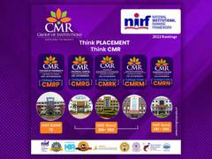 
      
      CMR Group of Institutions scores well in NIRF Rankings
      
      