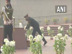 
      
      On his superannuation, Lt Gen CP Mohanty lays wreath at...
      
      