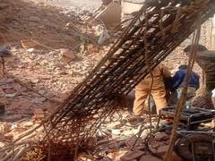
      
      One feared trapped in debris from a demolished building in...
      
      