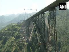
      
      J-K: World's highest Chenab railway bridge inaugurated today
      
      