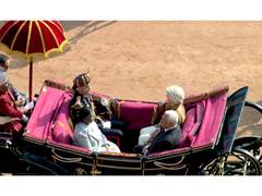 
      
      R-Day 2026: President Droupadi Murmu arrives at Kartavya Path
      
      