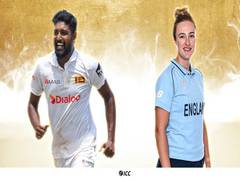 
      
      Prabath Jayasuriya and Emma Lamb win ICC POTM awards July 2022
      
      