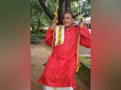 
      
      Shashi Tharoor celebrates Onam in traditional style  
      
      