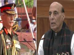 
      
      CDS chopper crash: Army Chief briefs Rajnath Singh
      
      
