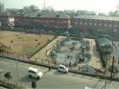 
      
      J-K: Restoration work of historical city park in Srinagar...
      
      