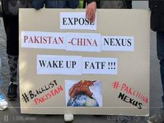 
      
      Anti-Pakistan slogans echoed outside FATF office in Paris
      
      