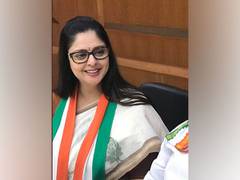 
      
      Cong's Nagma reacts after being denied RS seat
      
      