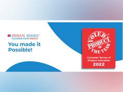 
      
      Oswaal CBSE ICSE Question Banks awarded with'Product of the Year 
      
      