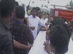 
      
      Andhra Pradesh: CM Reddy tours flood-hit areas of Konaseema distr
      
      