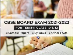 
      
      CBSE 2022 : Updates About CBSE Term II Exam Pattern and...
      
      