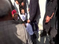 
      
      UP polls: Mulayam Singh Yadav casts vote in Saifai
      
      