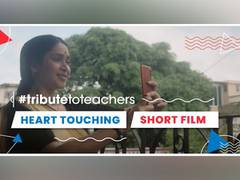 
      
      Warm tribute to teachers- A very special gesture via  heart...
      
      