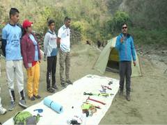 
      
      A hundred youth learn mountain climbing at two-day camp...
      
      