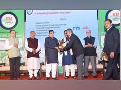 
      
      TVS Motor Company Wins India Green Energy Award
      
      