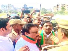 
      
      Jithender Reddy, G. Vivekanand restrained from meeting RTC...
      
      