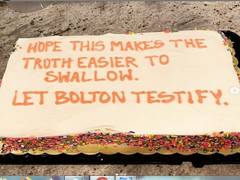 
      
      Bakery in New York sending cakes to Republican senators with...
      
      