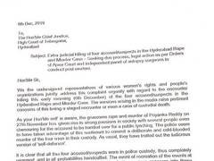 
      
      Telangana encounter: Human right activists write to Telangana...
      
      