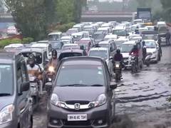 
      Waterlogging slows down traffic after rain batters Delhi
      
