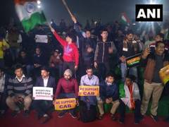 
      
      Delhi: People stage demonstration at Central Park in support...
      
      