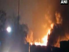 
      
      Fire breaks out in glowing inferno at Raipur's Godavari Power...
      
      