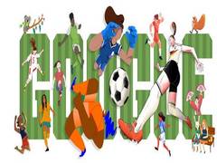
      
      Google celebrates commencement of Women's World Cup with doodle
      
      