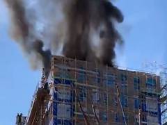 
      
      Massive fire seen at under-construction building near US Capitol
      
      