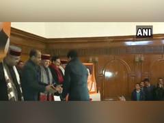 
      
      Anurag snubs Chief Minister Jairam at BJP function in Shimla
      
      