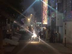 
      
      Despite ban, people burst firecrackers in UP's Ghaziabad to...
      
      