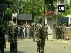 
      
      Narada scam: TMC supporters pelt stones on security forces in...
      
      
