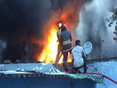 
      
      Fire breaks out in tyre godown in Hyderabad
      
      