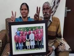 
      
      Hockey captain Rani Rampal's parents beam with joy as she...
      
      