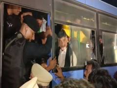 
      
      17 TDP MLAs suspended from Andhra assembly, Naidu detained  
      
      