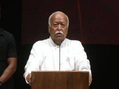 
      
      Mohan Bhagwat lauds senior RSS ideologue MG Vaidya
      
      