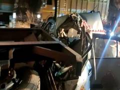 
      
      Four killed, 1 injured as car collides with gas tanker on...
      
      