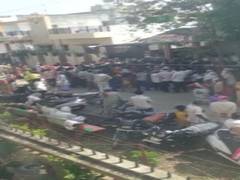 
      
      Large crowd flocks to BJP MLA's residence on his birthday...
      
      