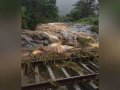 
      
      Kerala: Trains diverted, cancelled due to heavy rain
      
      