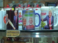 
      
      Gift shops in Rajkot selling coffee mugs with PM Modi, Trump...
      
      