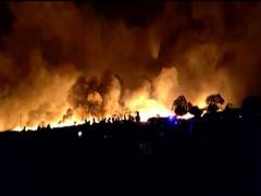 
      
      Massive fire in Gurugram, 35 fire tenders on spot
      
      