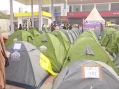 
      
      'Tent city' for protesting farmers at Singhu border as they...
      
      