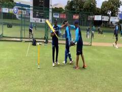 
      
      Dhawan-led Indian squad gets into 'groove' for Sri Lanka series
      
      