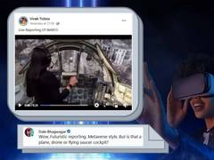 
      
      'Futuristic' Metaverse-style reporting video lands on FB
      
      